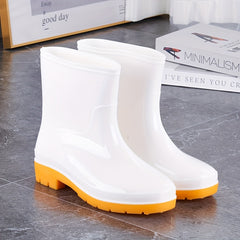 Men's Waterproof Rain Boots Non Slip Durable Work Shoes