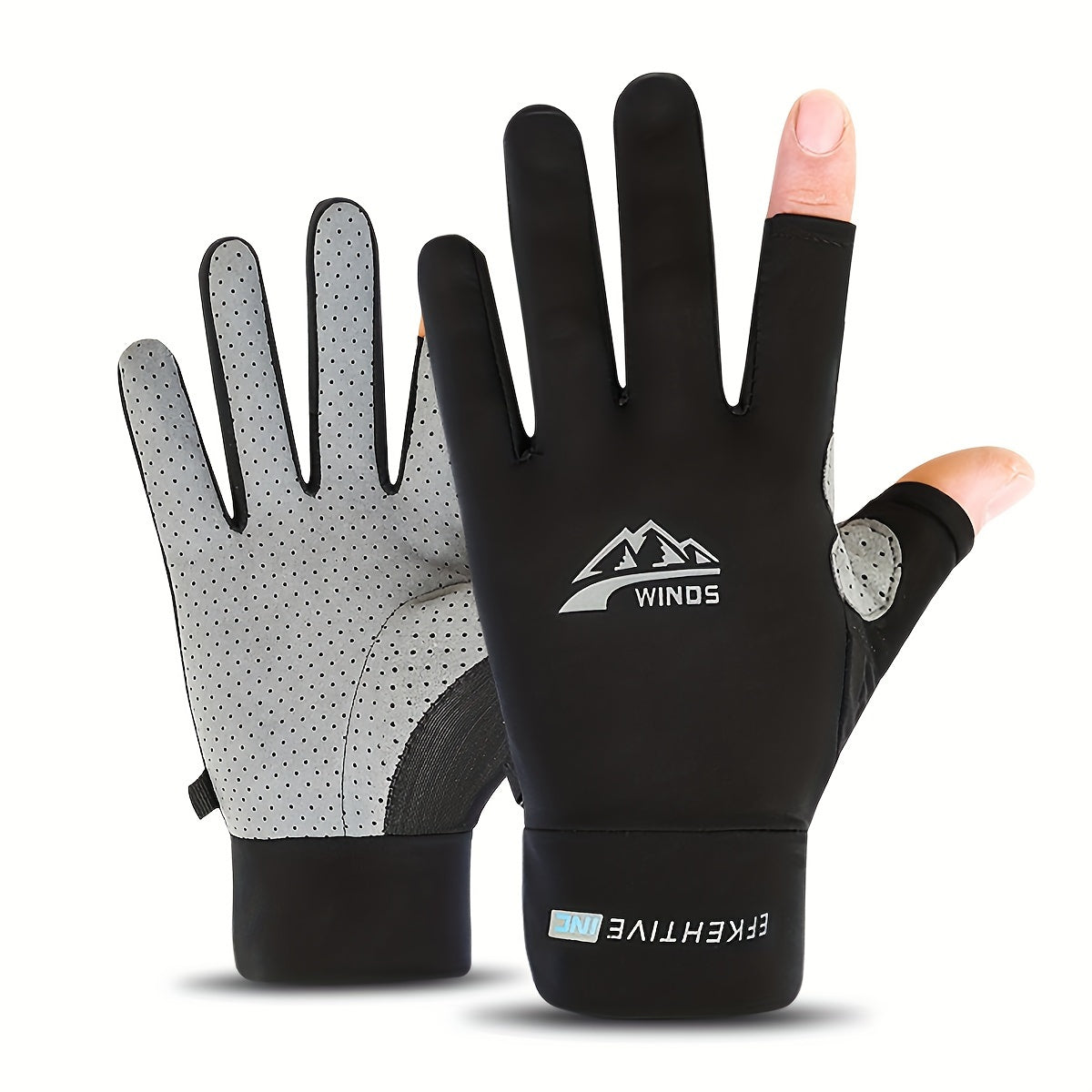 UV Protection Fingerless Gloves for Fishing Cycling