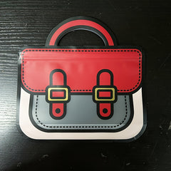 10 Pcs Hand Bag Shape Cookie Candy Zipper Bags for Party Supplies