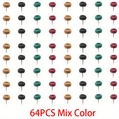 32 64pcs Abrasive Buffing Wheel 2 54cm Mini Scouring Pad Rotary Tool Accessories