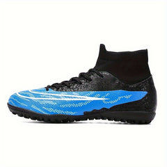 Men's High Top Turf Football Boots Anti-skid TF Soccer Cleats
