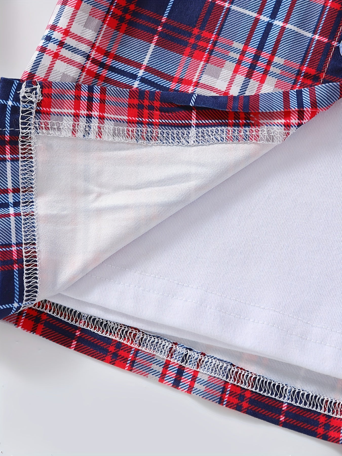 Boys Plaid Short Sleeve Button Casual Summer Shirt Tops