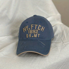 Unisex Sunshade Breathable Baseball Cap With Letter Embroidery