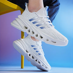 Men's Blade Sneakers Breathable Running Shoes For Gym