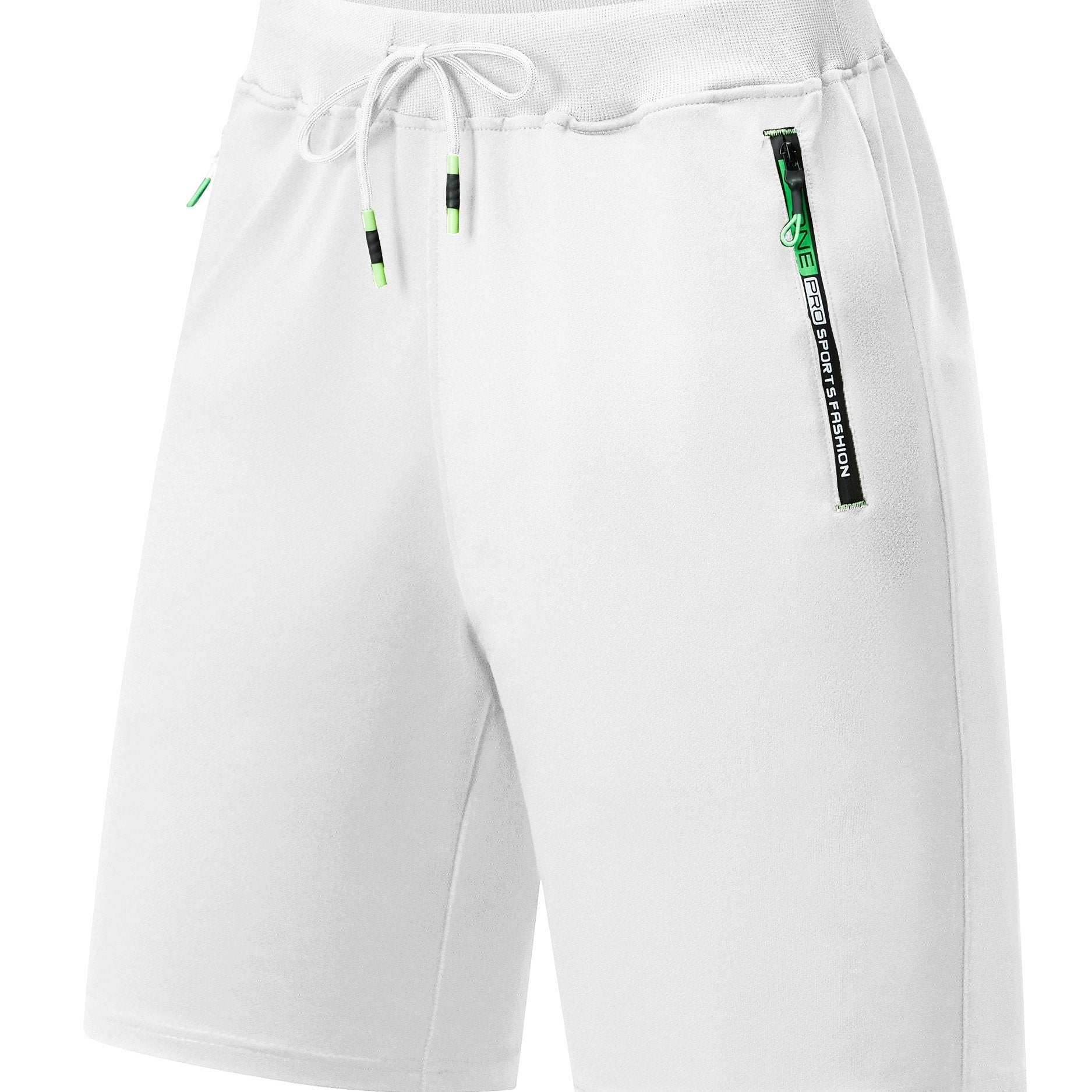 Men's Loose Sports Shorts with Zipper Pocket
