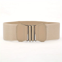 Elastic Wide Waist Seal Feel Paint Waist Belt