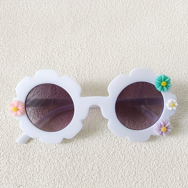 DIY Girl's Small Daisy Sunglasses UV Protection