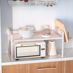 Expandable Storage Racks for Kitchen Bathroom Pantry Countertops