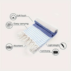Soft Quick Drying Beach Towel Lightweight Travel Towel 40x70in