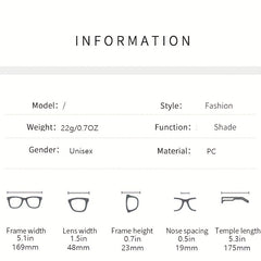 Men's Vintage Square Polarized Sunglasses UV400