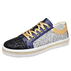 Unisex Glitter Block Sneakers for Men