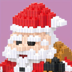 DIY Santa Claus Model Building Blocks Toy