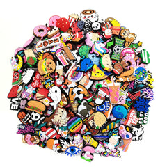 Assorted Funny Shoe Charms Decoration - 101pcs