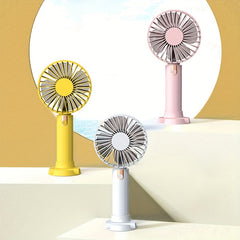 Mini Fan USB Rechargeable 1200mAh Adjustable Small Pocket Fan