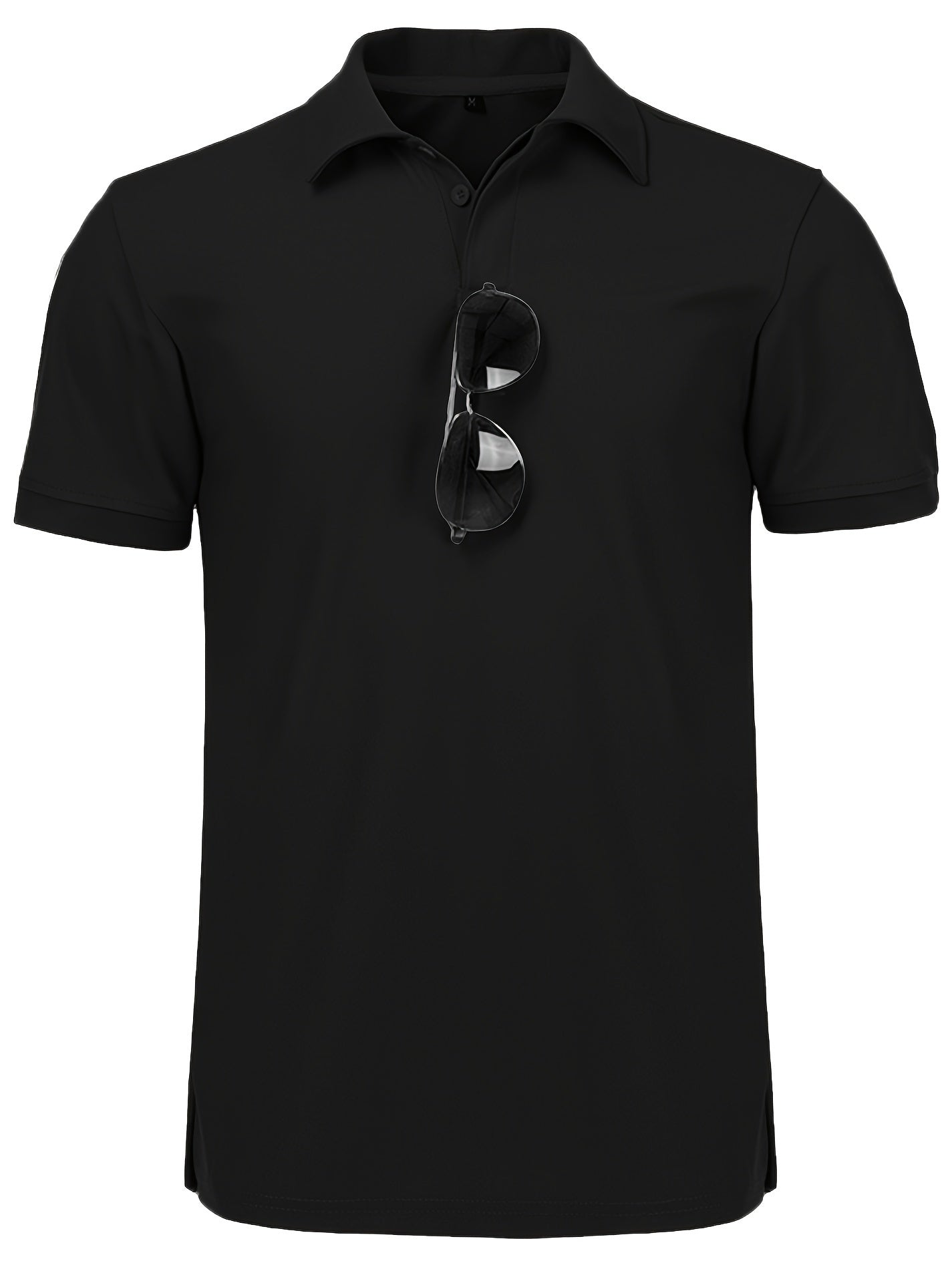 Men's Casual Solid Lapel Short Sleeve Shirt