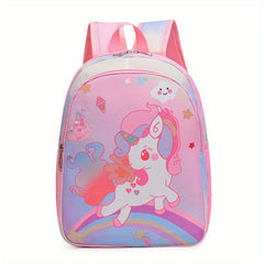 Kids Backpack Unicorn Dinosaur Cat School Bag Waterproof Travel Gift