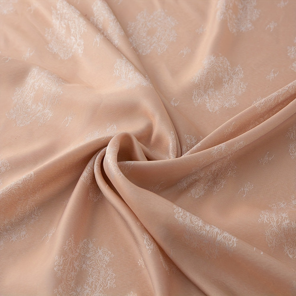 Pink Floral Bandana Print Square Scarf Women Casual Neckerchief