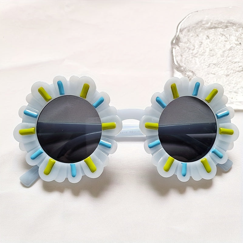Kids Sunflower Sunglasses UV Protection for Hiking Travel
