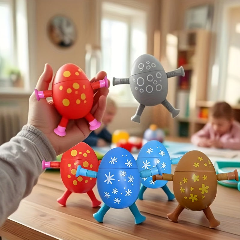 Stretch Egg Rabbit Toy with Suction Cups