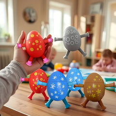Stretch Egg Rabbit Toy with Suction Cups