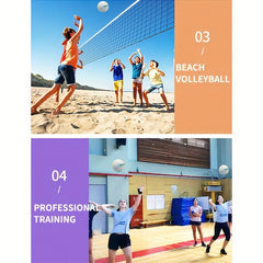 Standard Size 5 Volleyball for Youth and Adults - Indoor/Outdoor Training