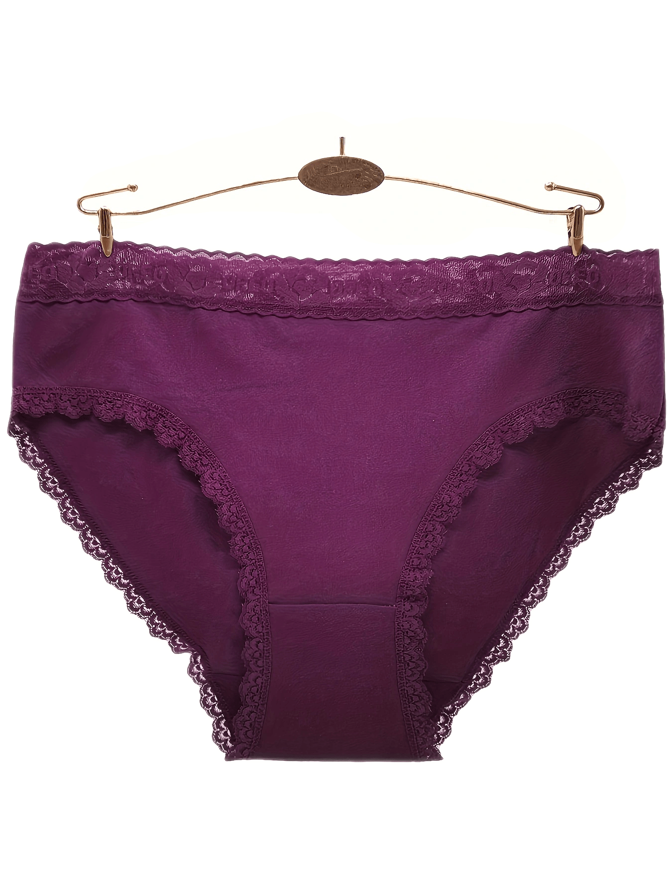6pcs Lace Stitching Briefs Comfy Breathable Intimates Panties