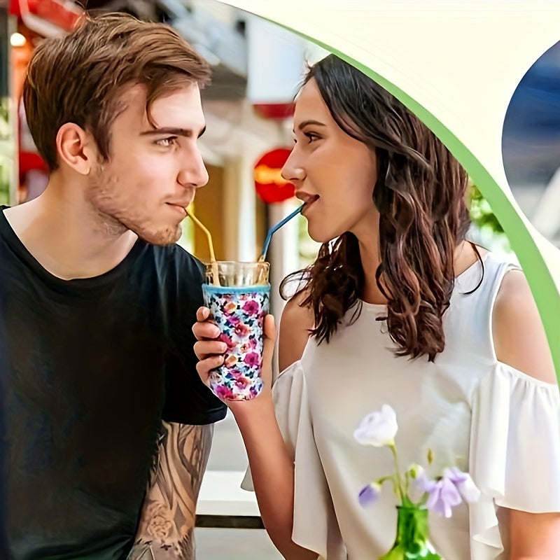 Leopard Printed Bottle Covers Reusable Stylish Sleeve For Water Cup