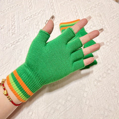 Half Finger Sports Gloves - Four Leaf Clover - Cold Proof & Warm