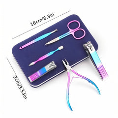15-Piece Stainless Steel Manicure Set for Nail Clipping
