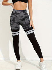 Camouflage Sports Leggings High Waist Workout Yoga Pants Women's Activewear