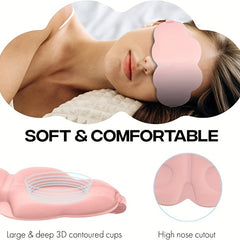 Adjustable 3D Sleep Eye Mask Breathable Comfortable for Women and Men