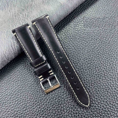 Cowhide Leather Strap Quick Release Watch Chain 20 22 24mm