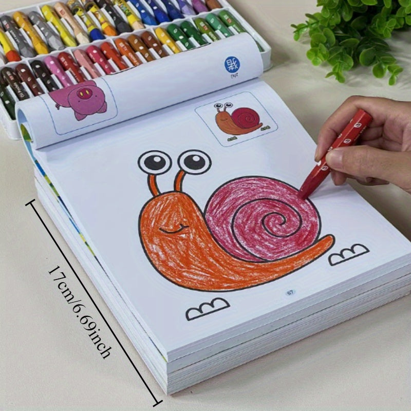 Animal & Nature Coloring Book for Kids - Non Toxic Paper Cover