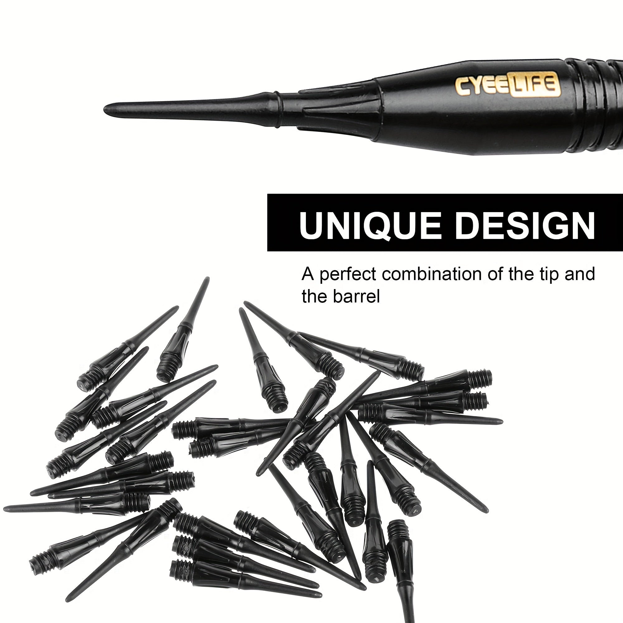 CyeeLife 18g Soft Tip Darts Set with Carry Case & 30 Extra Points
