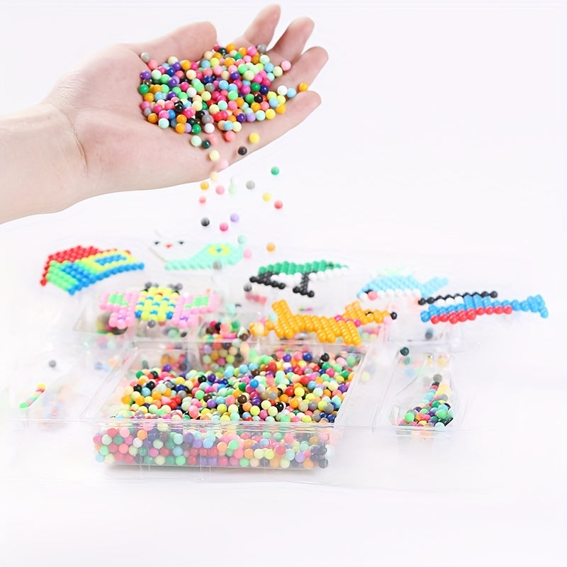 1000 Magical Water Mist Magic Beads Diy Puzzle Toys
