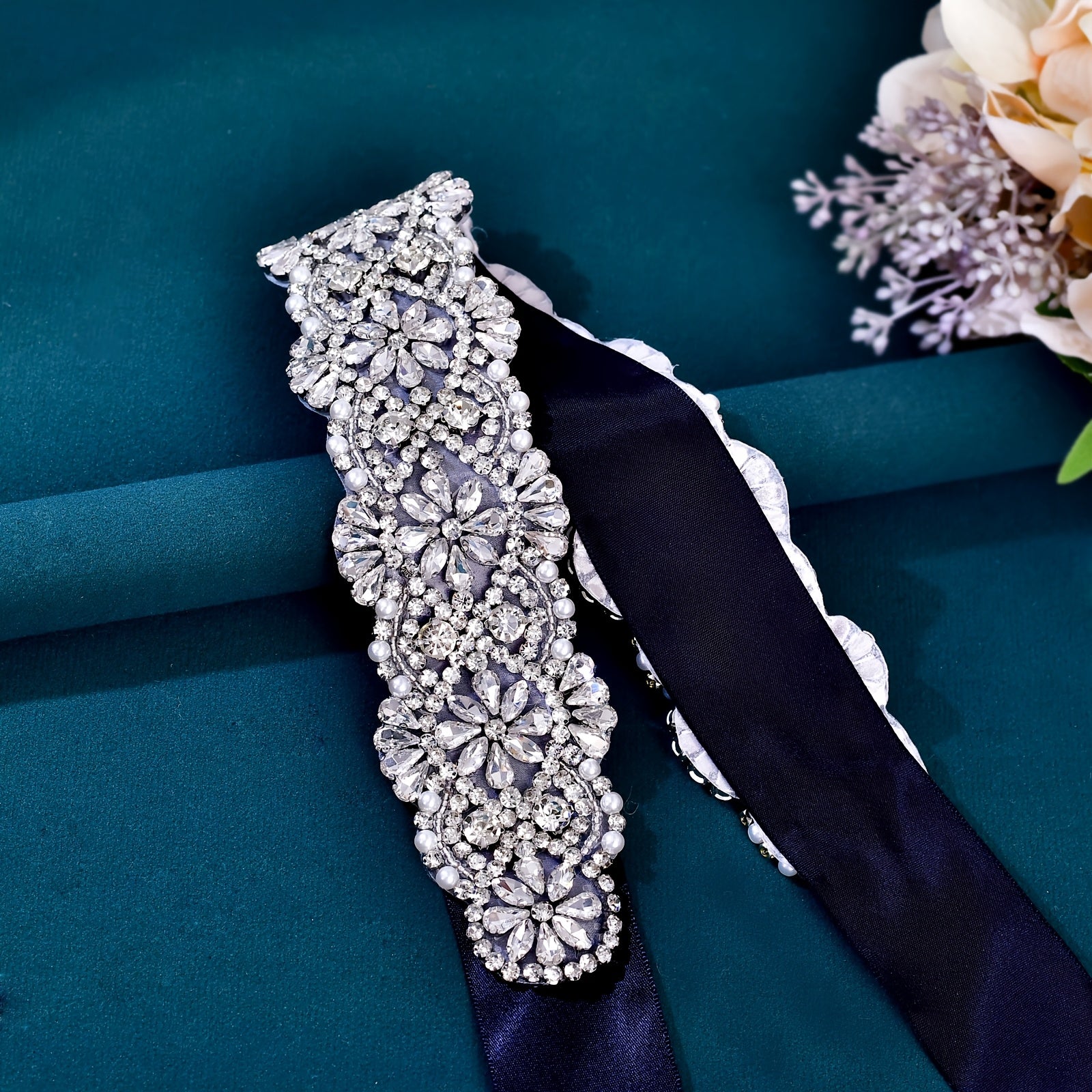 Sparkling Rhinestone Wedding Dress Belt