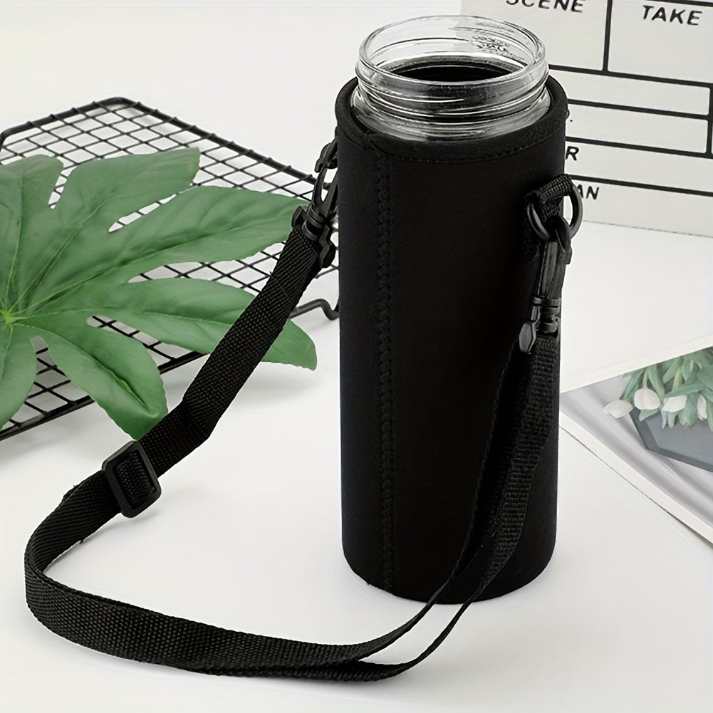 Water Bottle Bag Carrier Shoulder Bottle Bag Insulated Heat Cold Case Pouch