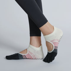 Non Slip Yoga Socks with Extra Grip and Towel Bottom