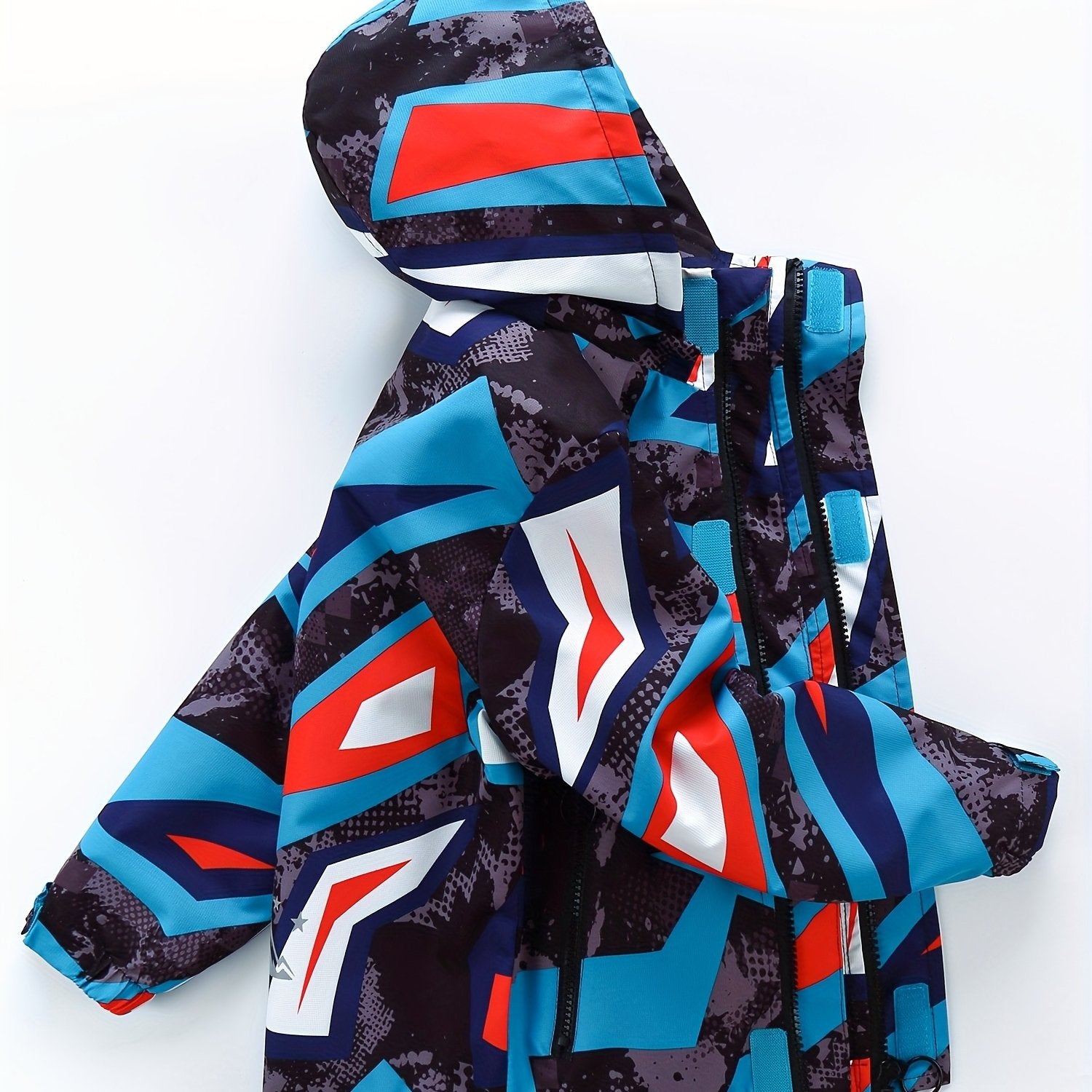 Waterproof Windproof Hooded Reflective Jacket Ski Coat