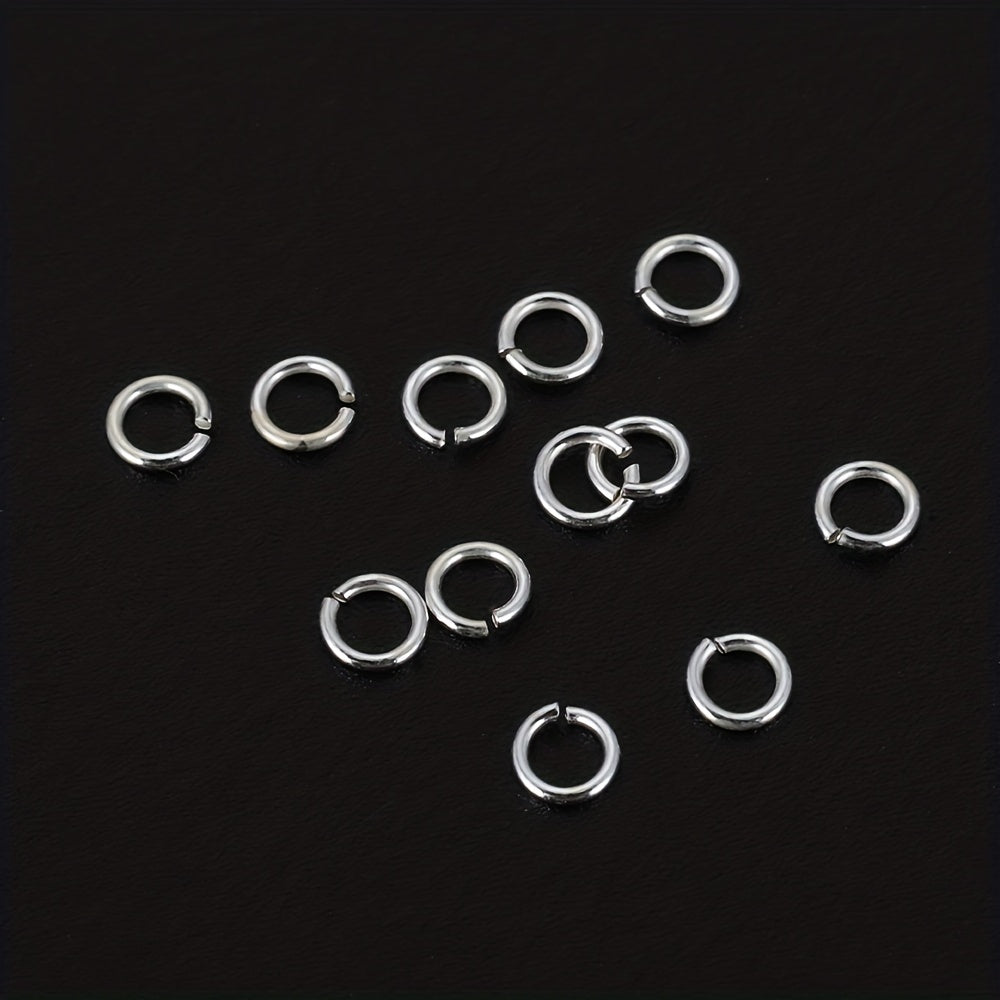 30pcs 925 Sterling Silver Open Jump Rings 3 6mm Split Ring Connectors