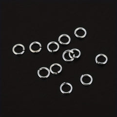 30pcs 925 Sterling Silver Open Jump Rings 3 6mm Split Ring Connectors