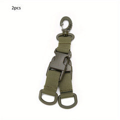 2pcs Tactical 360 Rotating Buckle Key Holder for Camping Hiking