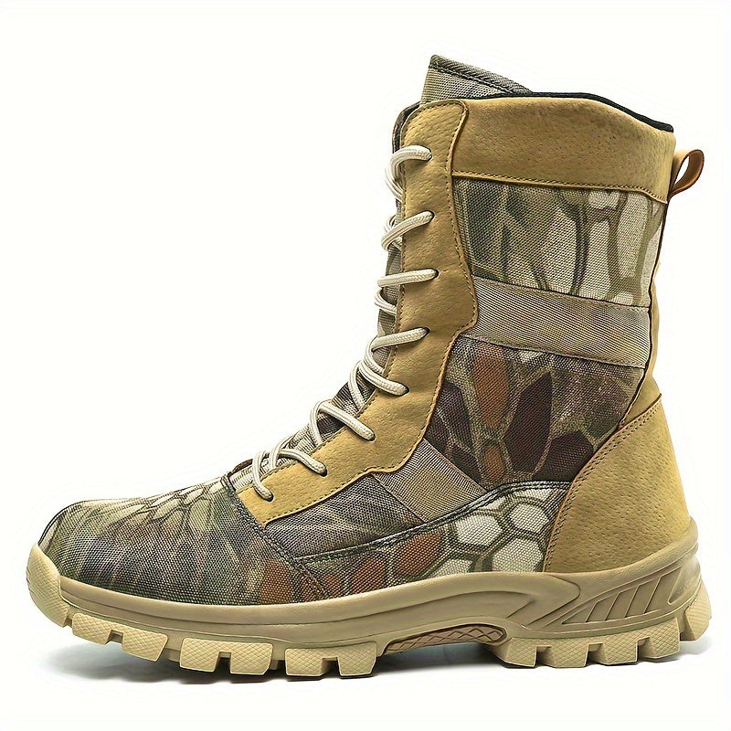 Men's High Top Tactical Work Boots Non Slip Durable Boots
