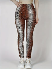 Leopard Print Yoga Leggings High Stretch Fitness Pants