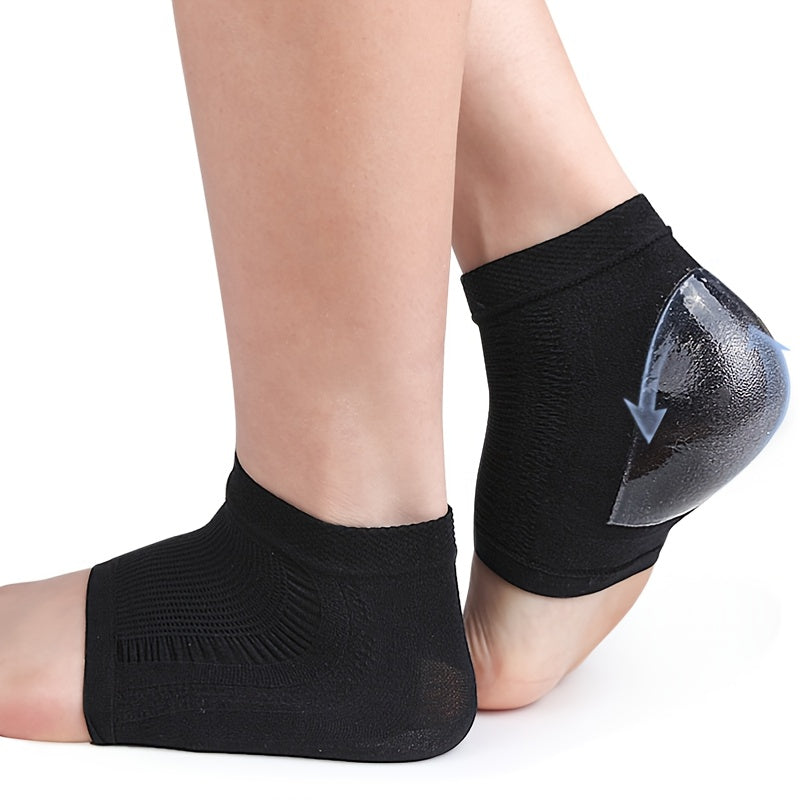 Mesh Gel Heel Socks Foot Protector Moisturizing Anti-Wear Anti-Cracking Socks