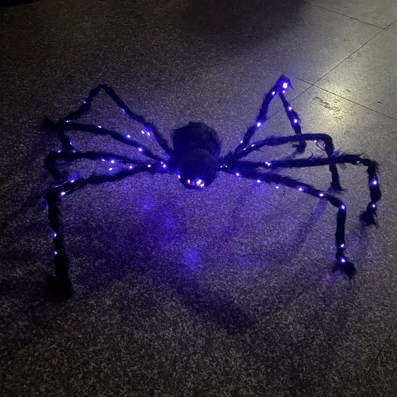 1pc Halloween Christmas Glow Spider Decoration Prop Scary Haunted House