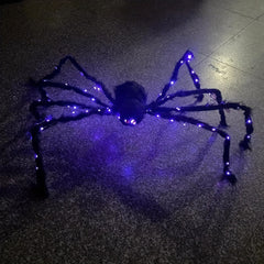 1pc Halloween Christmas Glow Spider Decoration Prop Scary Haunted House