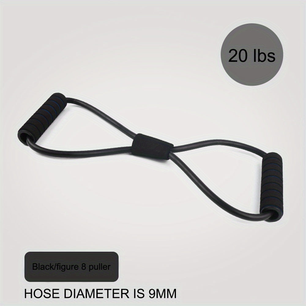 8 Shaped Fitness Puller Yoga Elastic Resistance Band Home Exercise Equipment