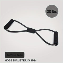 8 Shaped Fitness Puller Yoga Elastic Resistance Band Home Exercise Equipment