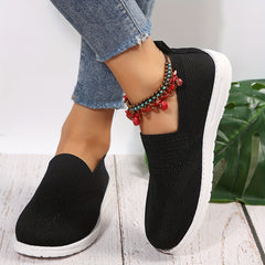 Breathable Knit Weaving Sneakers for Women